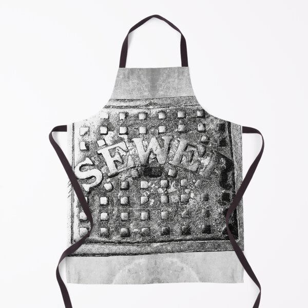 Item preview, Vintage Cast Iron Square Sewer Manhole Cover Urban Dark designed and sold by Ghoul Enterprises.