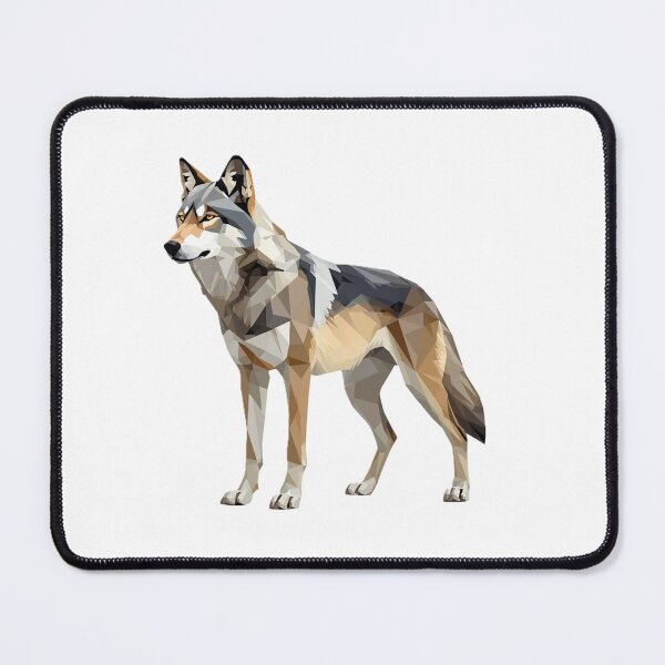 Item preview, Wolf Minimalistic Geometric Art designed and sold by Origaminimal.