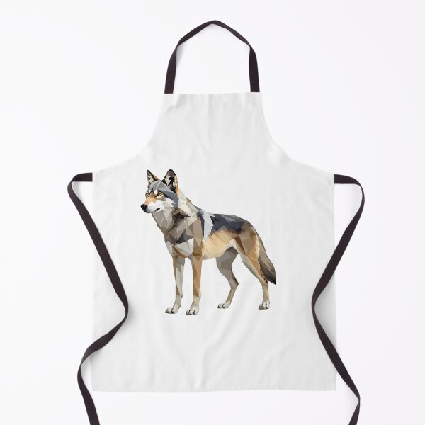 Item preview, Wolf Minimalistic Geometric Art designed and sold by Origaminimal.