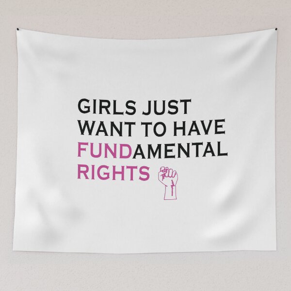 Item preview, Girls Just Wanna Have Fundamental Rights  designed and sold by anaotradnova.