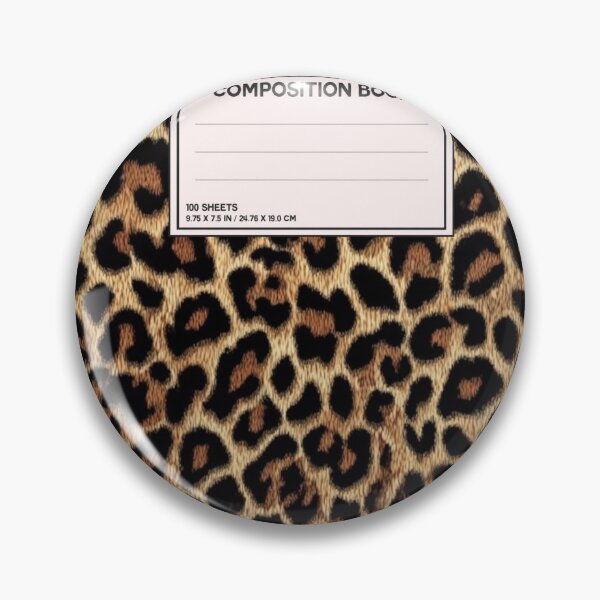 Item preview, Leopard Blue Flower Notebook designed and sold by ZeyCo.
