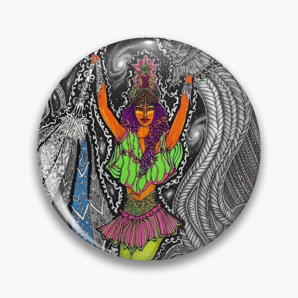 Item preview, Light Brincante: Cosmic Maranhao Culture Dancer designed and sold by mimiartes.