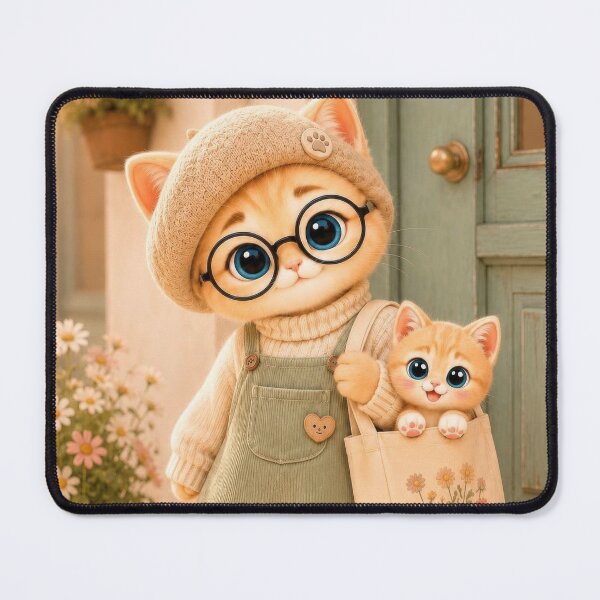 Item preview, Cute Kawaii Kitten Door Art designed and sold by dreamybyana.