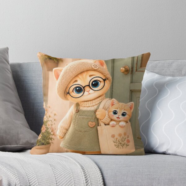 Item preview, Cute Kawaii Kitten Door Art  designed and sold by dreamybyana.