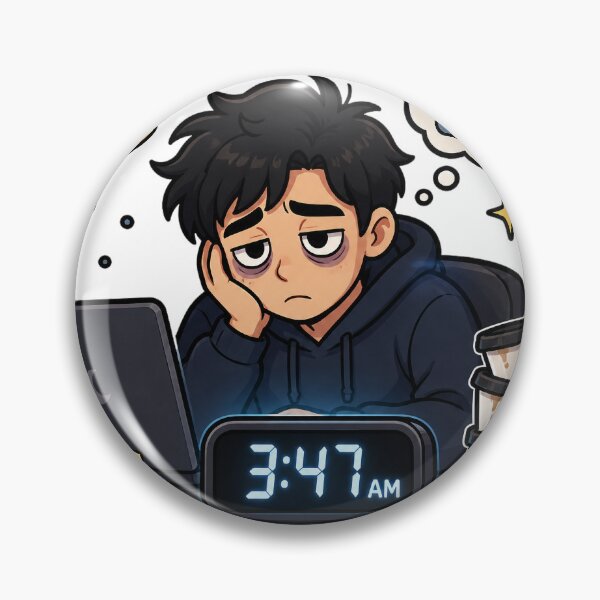 Item preview, 3AM Night Owl Productivity Humor designed and sold by NovaMint2412.