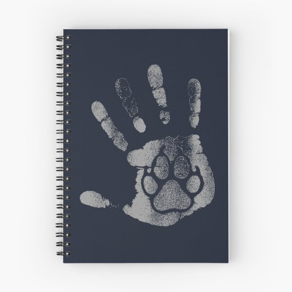 Item preview, Gray Paw Handprint Bond designed and sold by Corvoria.