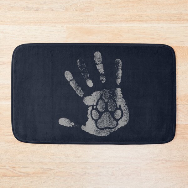 Item preview, Gray Paw Handprint Bond designed and sold by Corvoria.