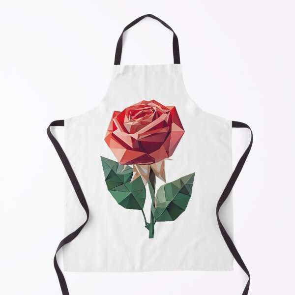 Item preview, Rose Minimalistic Geometric Art designed and sold by Origaminimal.
