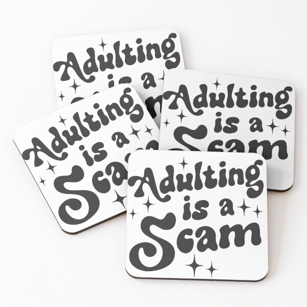 Item preview, sarcastic saddly adulting designed and sold by SimpsWorld.