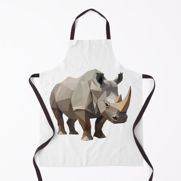 Item preview, Rhino Minimalistic Geometric Art designed and sold by Origaminimal.