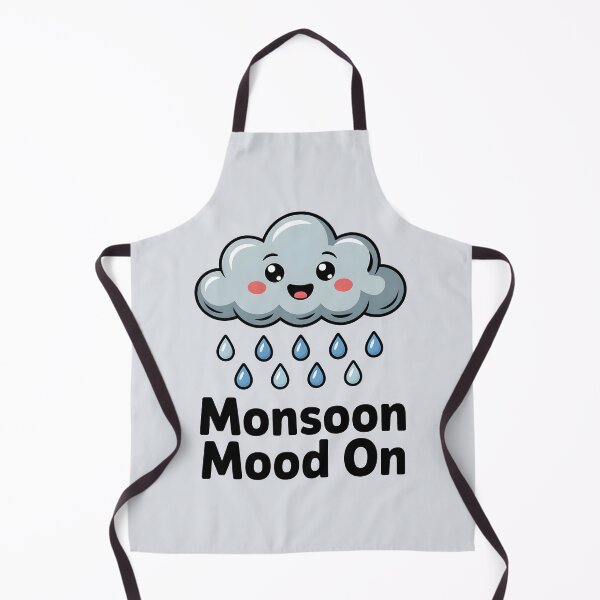 Item preview, Monsoon Mood On – Cute Rainy Day Desi Vibes Design designed and sold by Swati Art Shop.