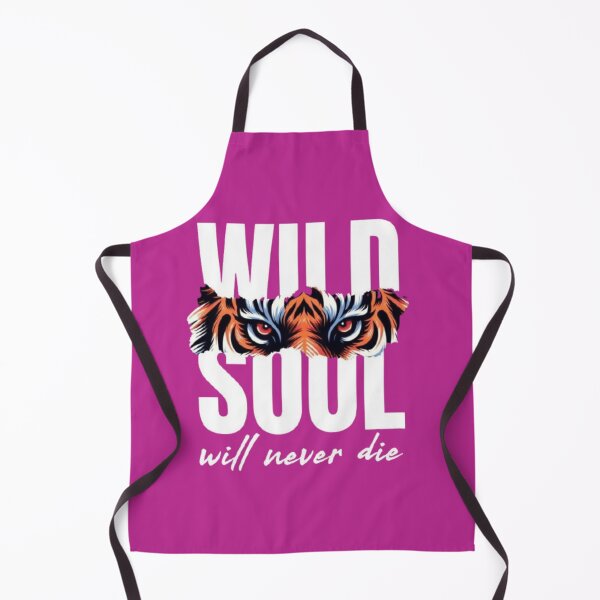 Item preview, Wild Soul Will Never Die – Tiger Spirit Typography Design designed and sold by SharpAura25.