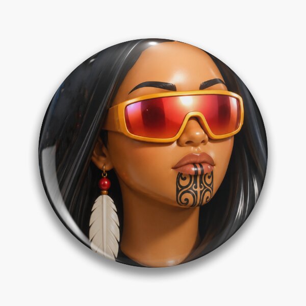 Item preview, Modern Māori Woman with Moko Kauae designed and sold by Doug Healey .
