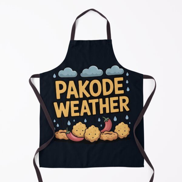 Item preview, Pakode Weather – Funny Desi Monsoon Snack Design designed and sold by Swati Art Shop.
