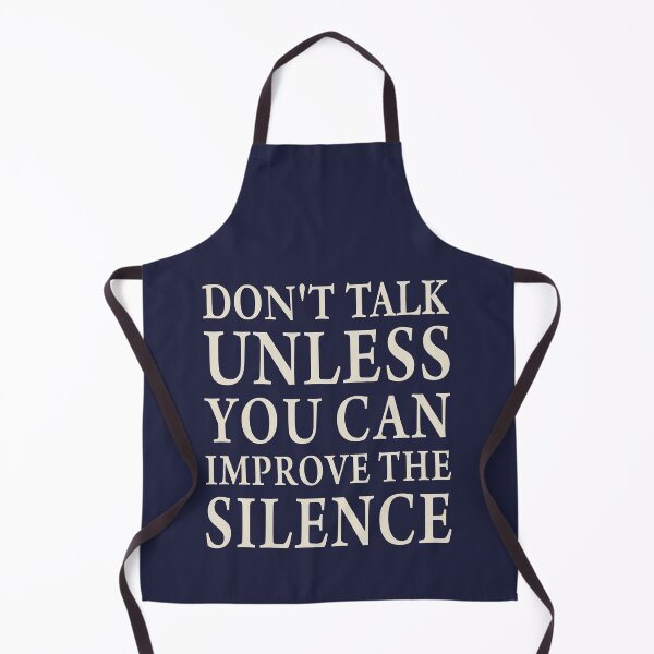 Item preview, Don't Talk Unless You Can Improve The Silence - Minimalist Typography Quote designed and sold by MiaStyleStudio.