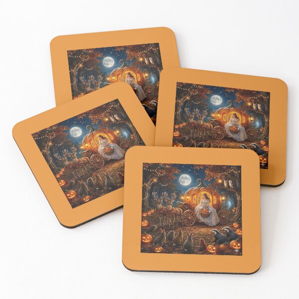 Item preview, Moonlit Pumpkin Carriage Enchantment. designed and sold by JoyNest = "The nest of joy".