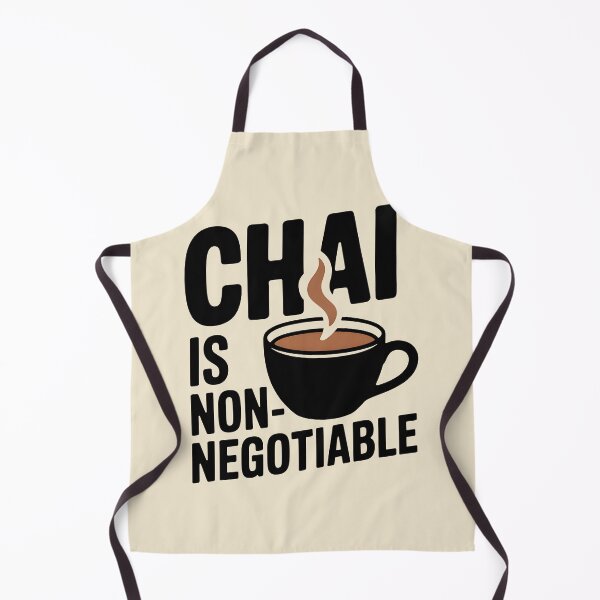Item preview, Chai Is Non-Negotiable – Funny Desi Tea Lover Design designed and sold by Swati Art Shop.