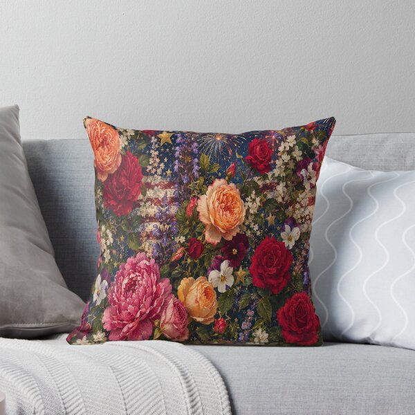 Item preview, Patriotic Floral designed and sold by SlowPathsDesign.