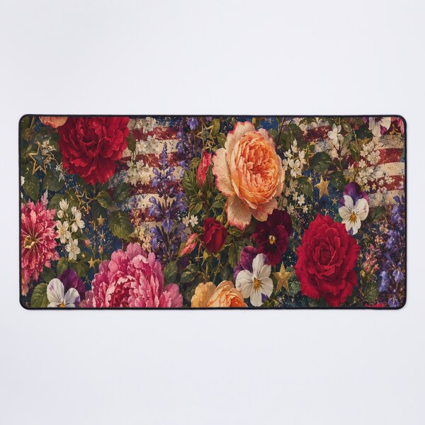 Item preview, Patriotic Floral designed and sold by SlowPathsDesign.