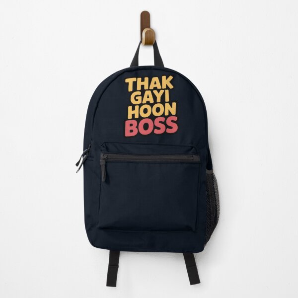 Item preview, Thak Gayi Hoon Boss – Funny Tired Desi Quote Design designed and sold by Swati Art Shop.