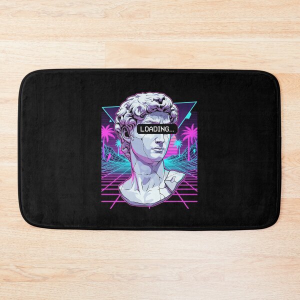 Item preview, Vaporwave David Statue Loading Error Retro 80s Aesthetics designed and sold by RetroRewind Studio.