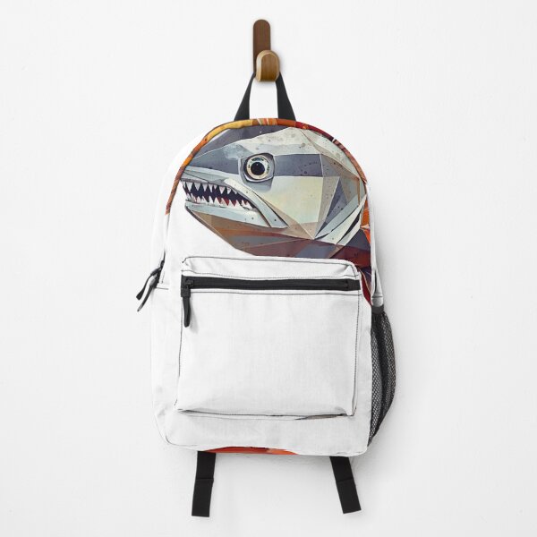 Item preview, Piranha Minimalistic Geometric Art designed and sold by Origaminimal.