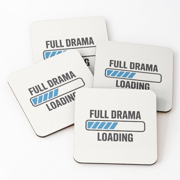 Item preview, Full Drama Loading – Funny Desi Drama Queen Design designed and sold by Swati Art Shop.