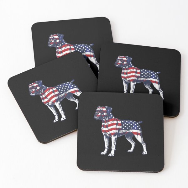 Item preview, Patriotic Boxer Dog Side View USA Art designed and sold by JessArty ⭐⭐⭐⭐⭐.