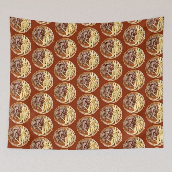 Item preview, A Golden Plate of Kebab & Chips designed and sold by Sibyl-Arts.