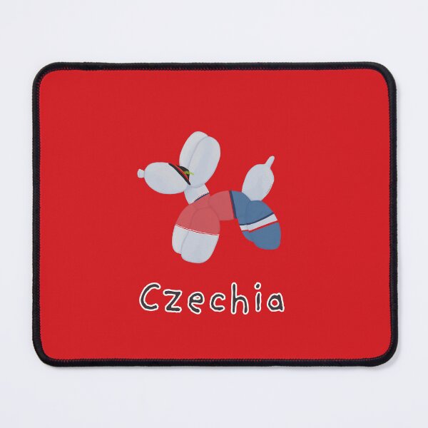 Item preview, Czechia Balloon Dog — FIFA World Cup 2026 Fan Art designed and sold by Reverber.arting.
