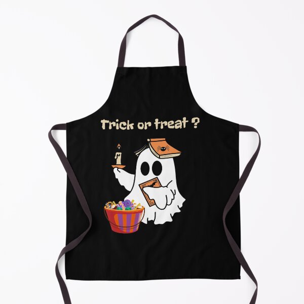 Item preview, Trick or Treat? Cute Ghost Reading a Spooky Book Halloween Design designed and sold by MargaretaArt.