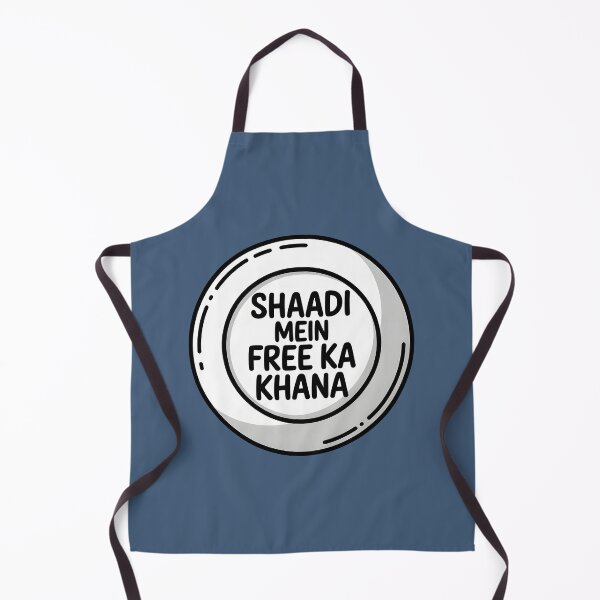 Item preview, Shaadi Mein Free Ka Khana – Funny Desi Wedding Food Design designed and sold by Swati Art Shop.
