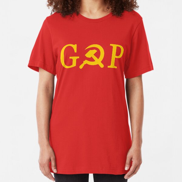 GOP T-Shirt - Grand Old Party - Republican - Russian - USSR -CCCP Slim Fit T-Shirt
