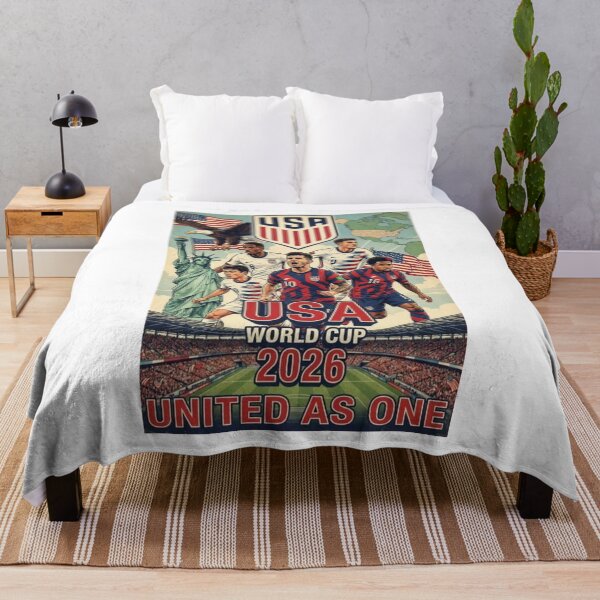 Item preview, USA World Cup 2026 – United As One Soccer Fan Poster designed and sold by VladisWorld.
