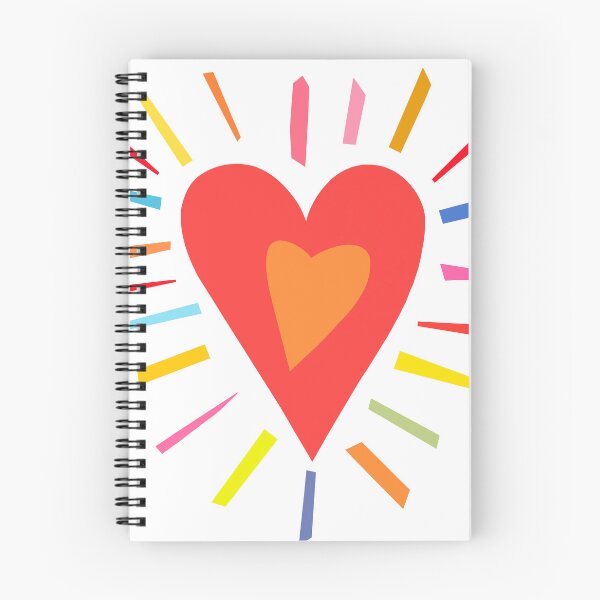 Item preview,     Colorful Heart Burst Abstract Art designed and sold by kdunawaydesign.