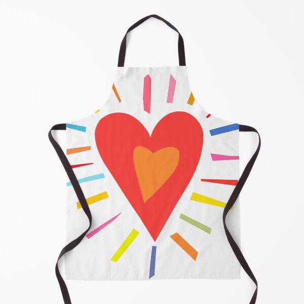 Item preview, Colorful Heart Burst Abstract Art designed and sold by kdunawaydesign.