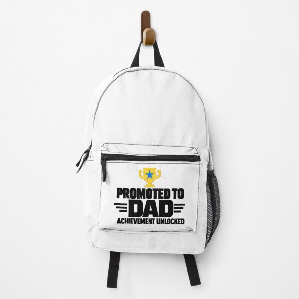 Item preview, Copy of Promoted To Dad Achievement Unlocked Funny Gamer Father's Day Design (Black On White) designed and sold by LowBatteryShop.