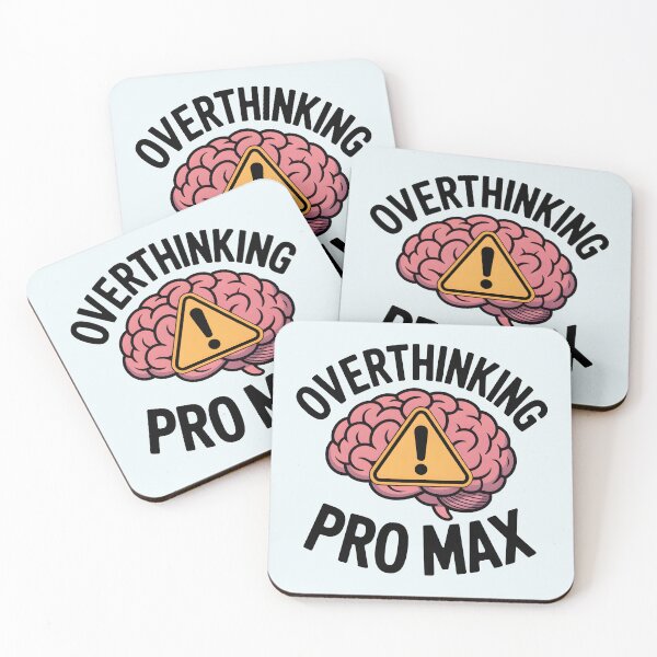 Item preview, Overthinking Pro Max – Funny Desi Overthinker Design designed and sold by Swati Art Shop.