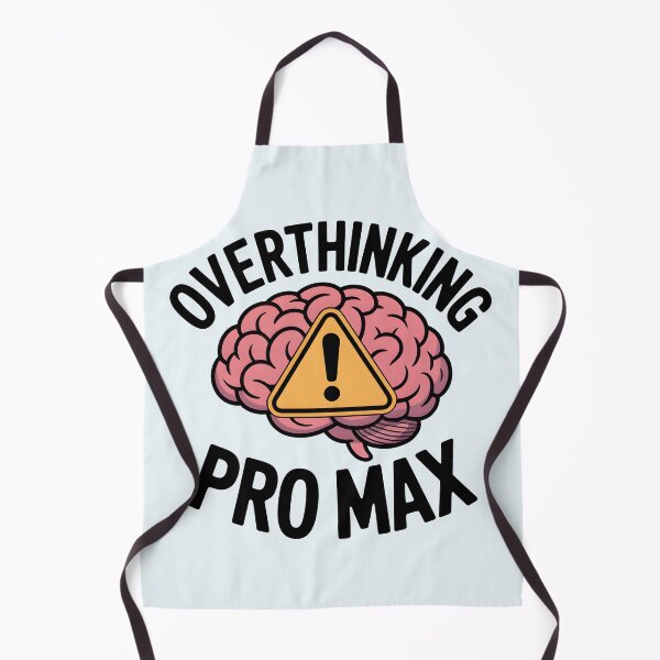 Item preview, Overthinking Pro Max – Funny Desi Overthinker Design designed and sold by Swati Art Shop.
