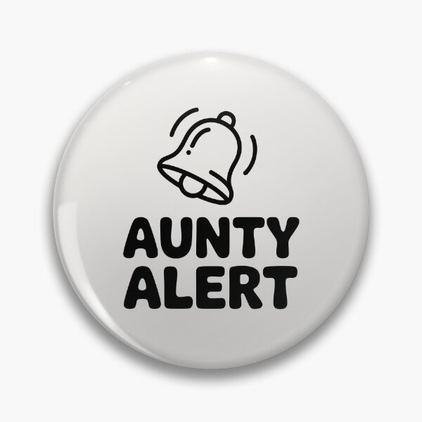Item preview, Aunty Alert – Funny Desi Aunty Humor Design designed and sold by Swati Art Shop.