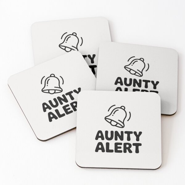 Item preview, Aunty Alert – Funny Desi Aunty Humor Design designed and sold by Swati Art Shop.