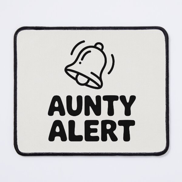 Item preview, Aunty Alert – Funny Desi Aunty Humor Design designed and sold by Swati Art Shop.