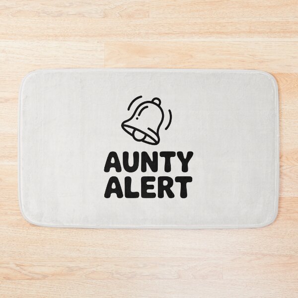 Item preview, Aunty Alert – Funny Desi Aunty Humor Design designed and sold by Swati Art Shop.