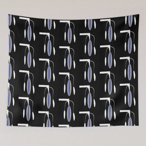 Item preview, Abstract Shapes on Black Background designed and sold by Elaine M Hayward .