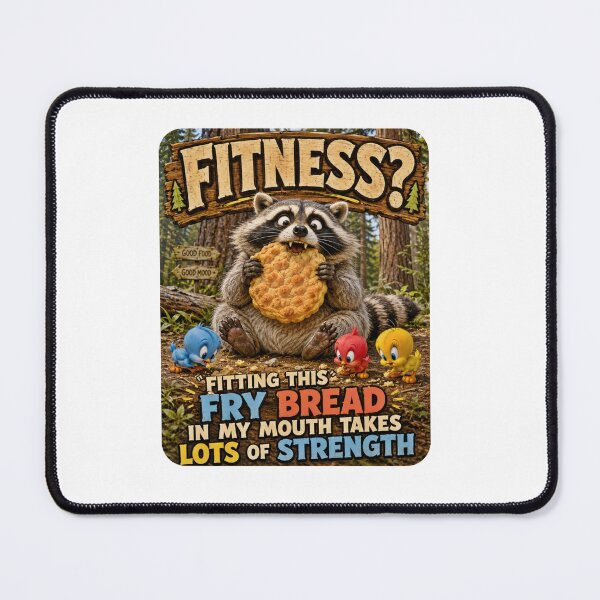 Item preview, Fitness Raccoon designed and sold by NativeGraffix.
