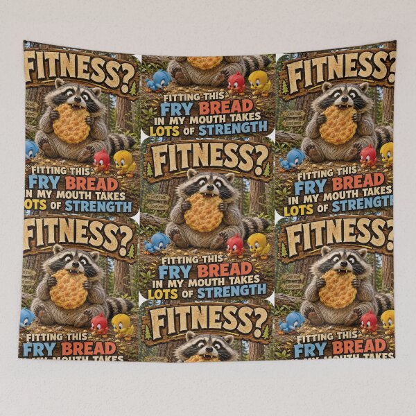 Item preview, Fitness Raccoon  designed and sold by NativeGraffix.