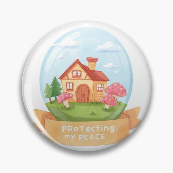Item preview, Protecting My Peace Terrarium Quote designed and sold by GirlyVision.