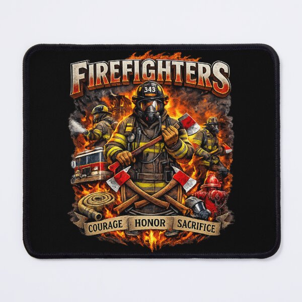 Item preview, Firefighters designed and sold by Johnny Furlotte.