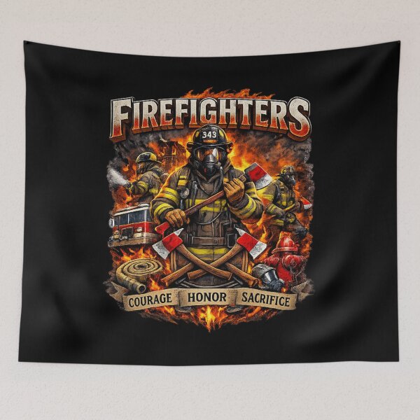 Item preview, Firefighters designed and sold by Johnny Furlotte.