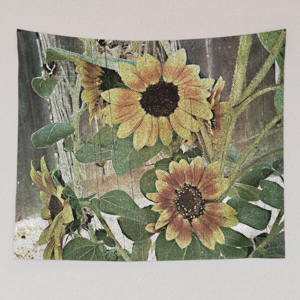 Item preview, Retro Sunflowers designed and sold by Karirose Art.